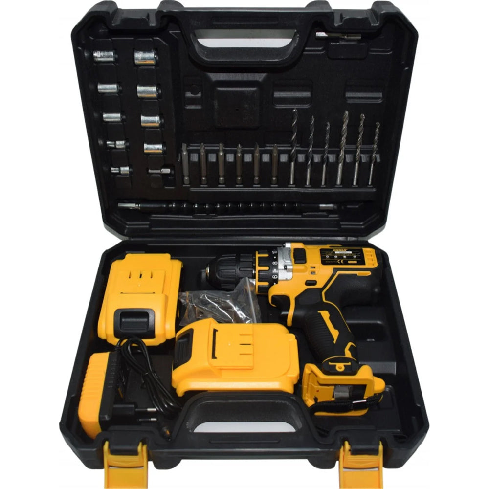 Τρυπάνι Μπαταρίας 12V 2×1.5Ah ASSUR ASR-LD18 Κίτρινο
