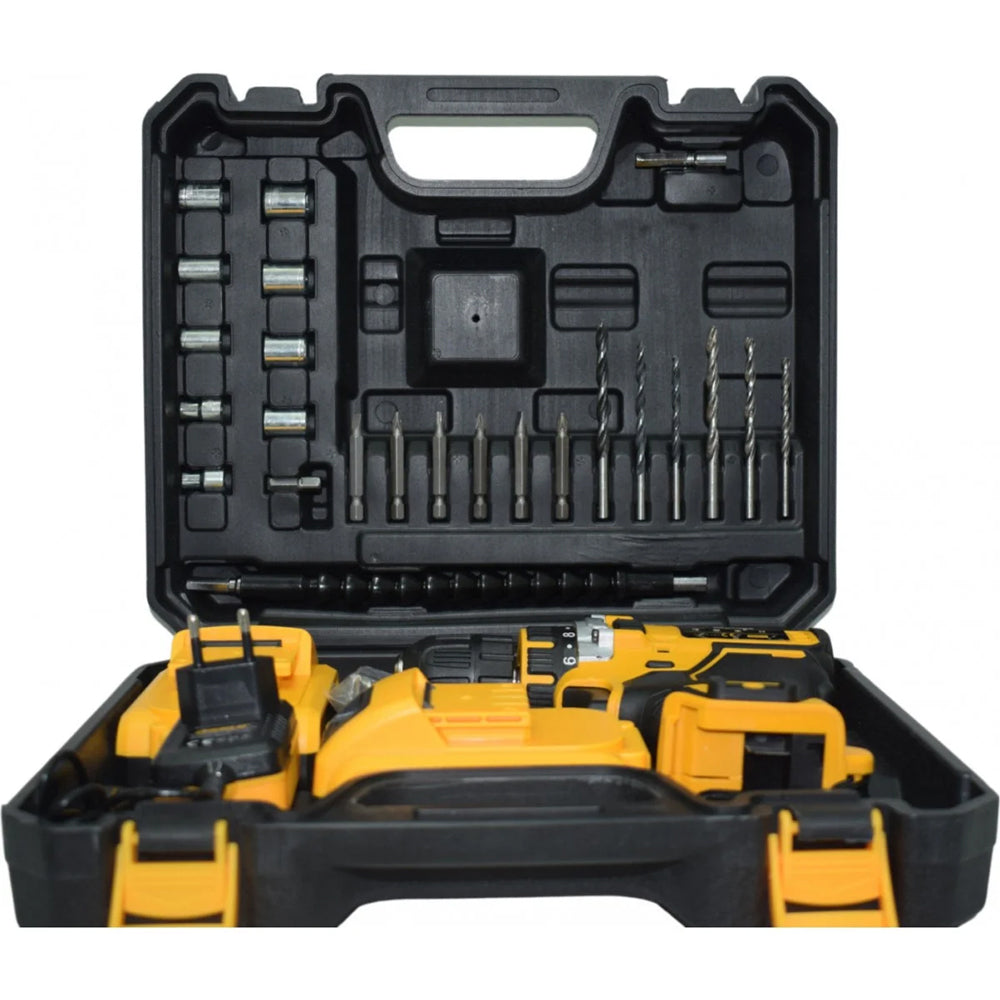 Τρυπάνι Μπαταρίας 12V 2×1.5Ah ASSUR ASR-LD18 Κίτρινο
