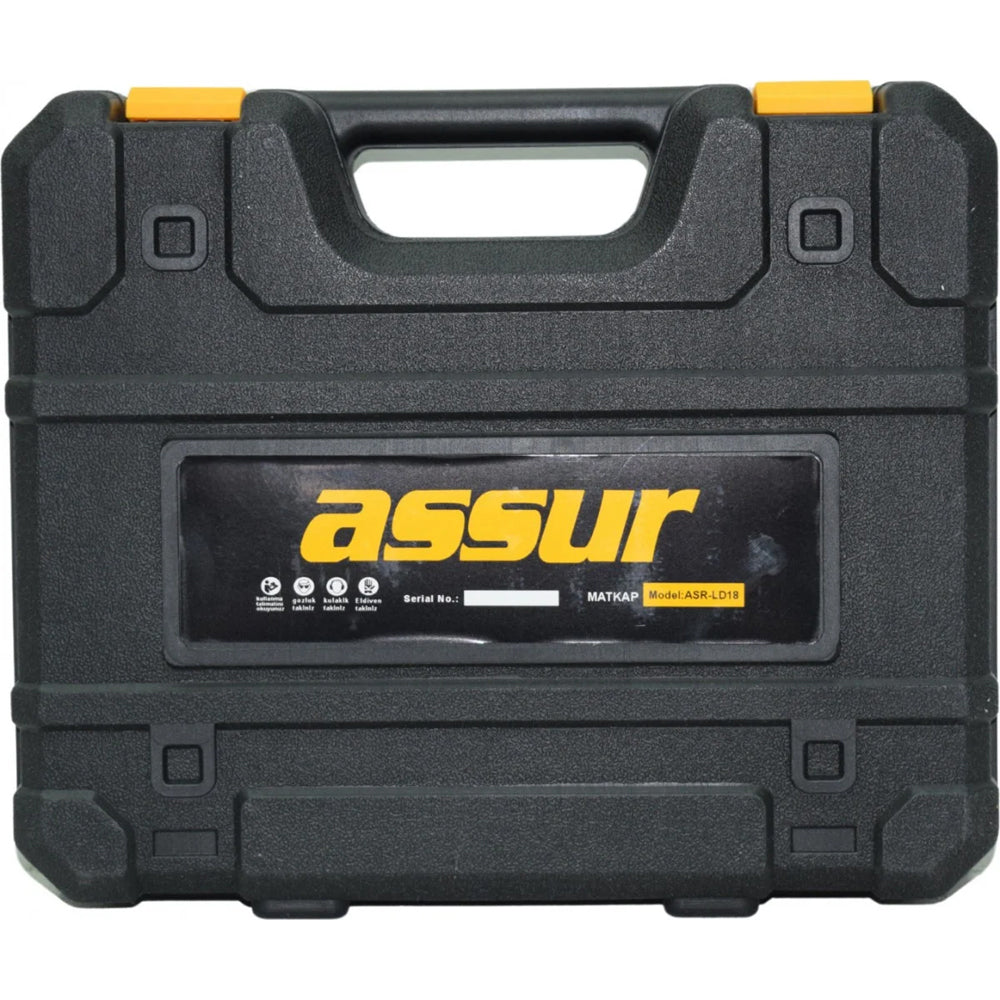 Τρυπάνι Μπαταρίας 12V 2×1.5Ah ASSUR ASR-LD18 Κίτρινο