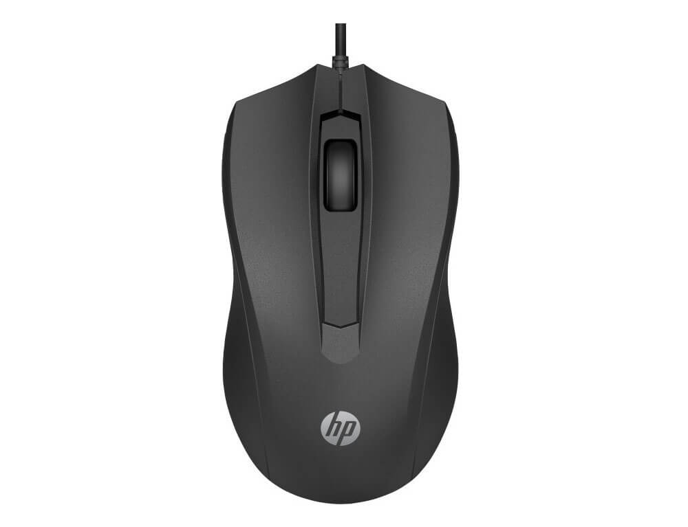 Ποντίκι HP 100 - 1600 Dpi (6VY96AA) - Black