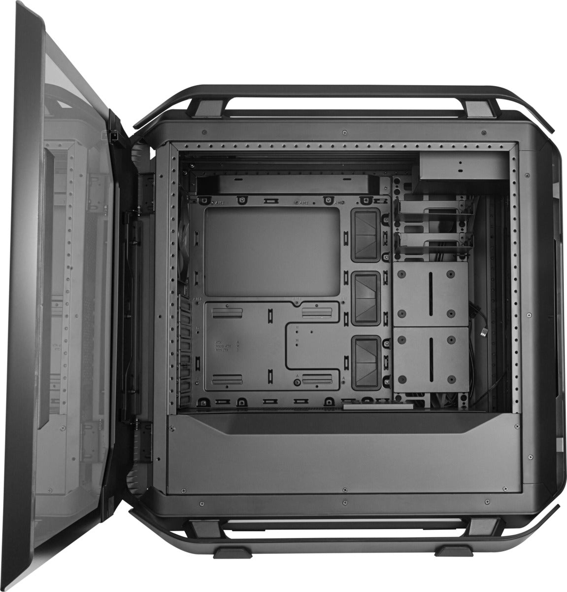 CoolerMaster Cosmos C700P Gaming Full Tower Κουτί Υπολογιστή με Πλαϊνό Παράθυρο και RGB Φωτισμό Μαύρο