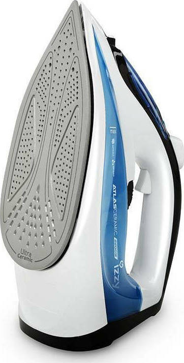 Izzy Atlas Ceramic 2200 IZ-1104 Σίδερο Ατμού 2200W με Κεραμική Πλάκα και Συνεχόμενη Παροχή 25gr/min