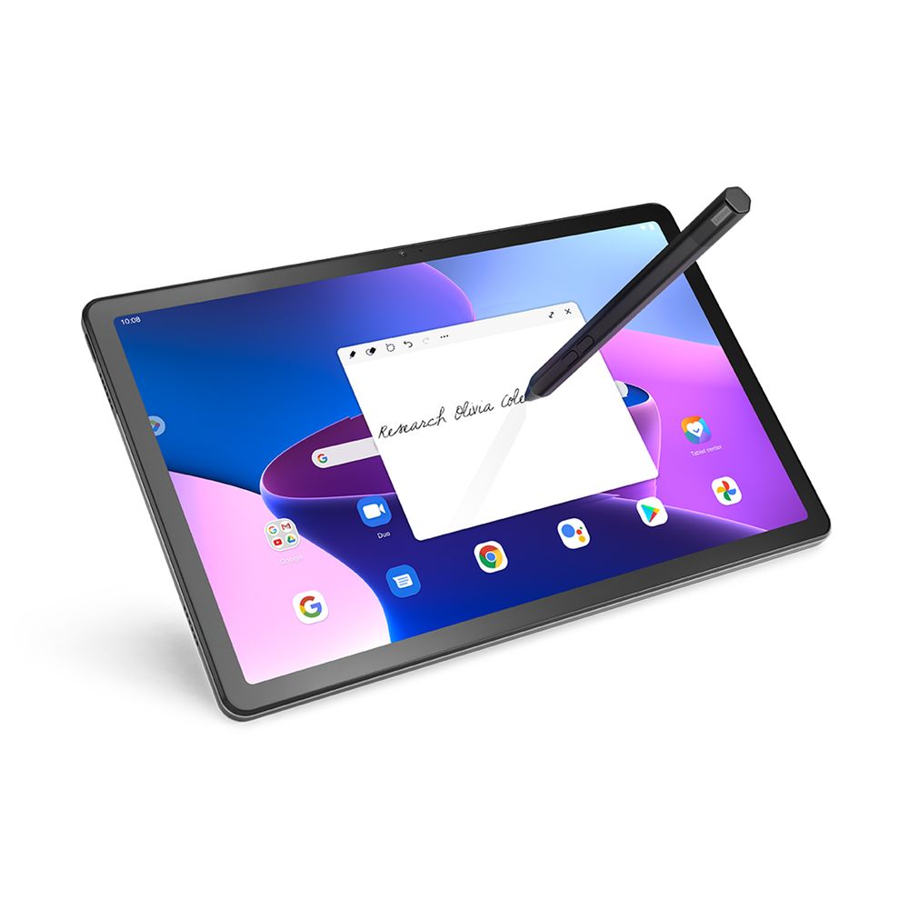 Lenovo Tab M10 Plus 3rd Gen 4/64GB Wi-Fi Folio Case & Precision Pen 2 Gray Tablet