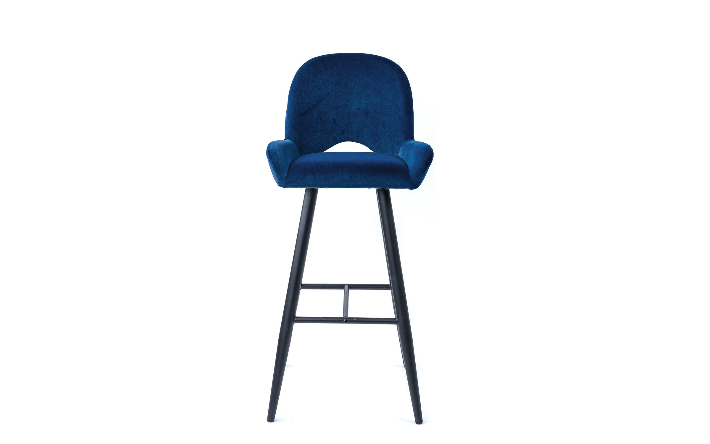 Καρέκλα μπαρ Silla 8310 σκούρο μπλε