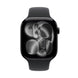Apple Watch Series 11 GPS 46mm Jet Black Aluminium Case με Black Sport Band - M/L SmartWatch