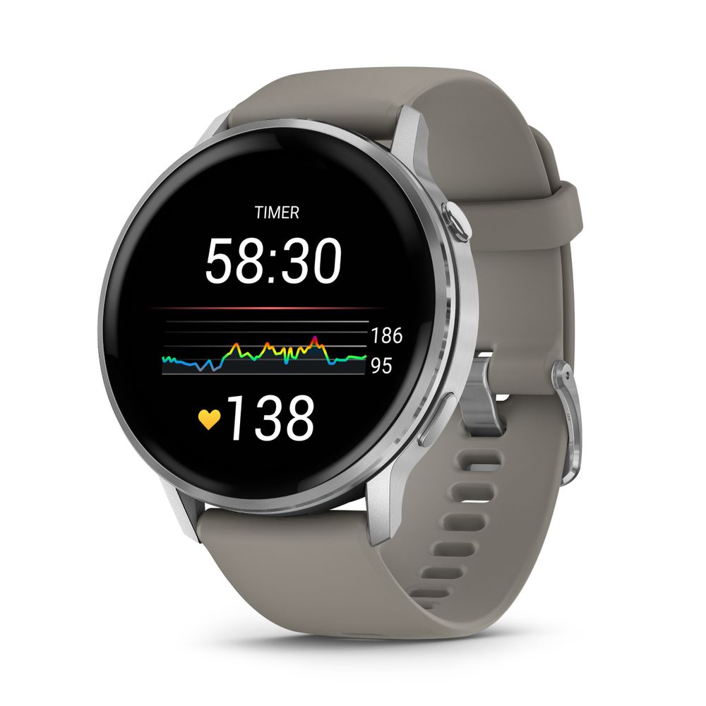 Garmin Venu 4 45mm Silver & Gray SmartWatch