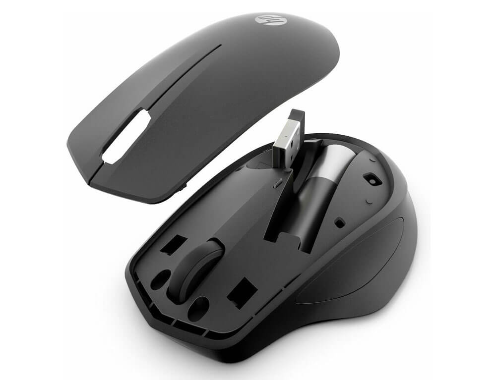 Ασύρματο Ποντίκι HP Silent 280 (19U64AA) - USB - Μαύρο