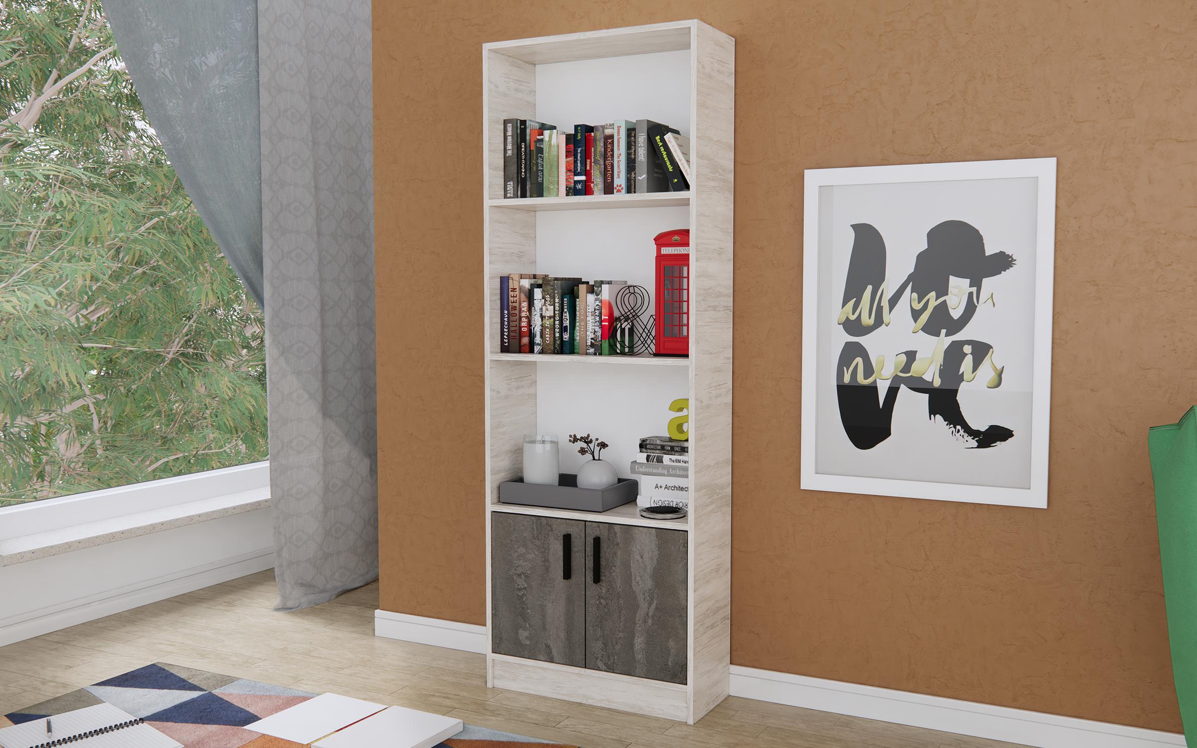 Εταζέρα Gary 7529 ανοιχτό artwood + beton