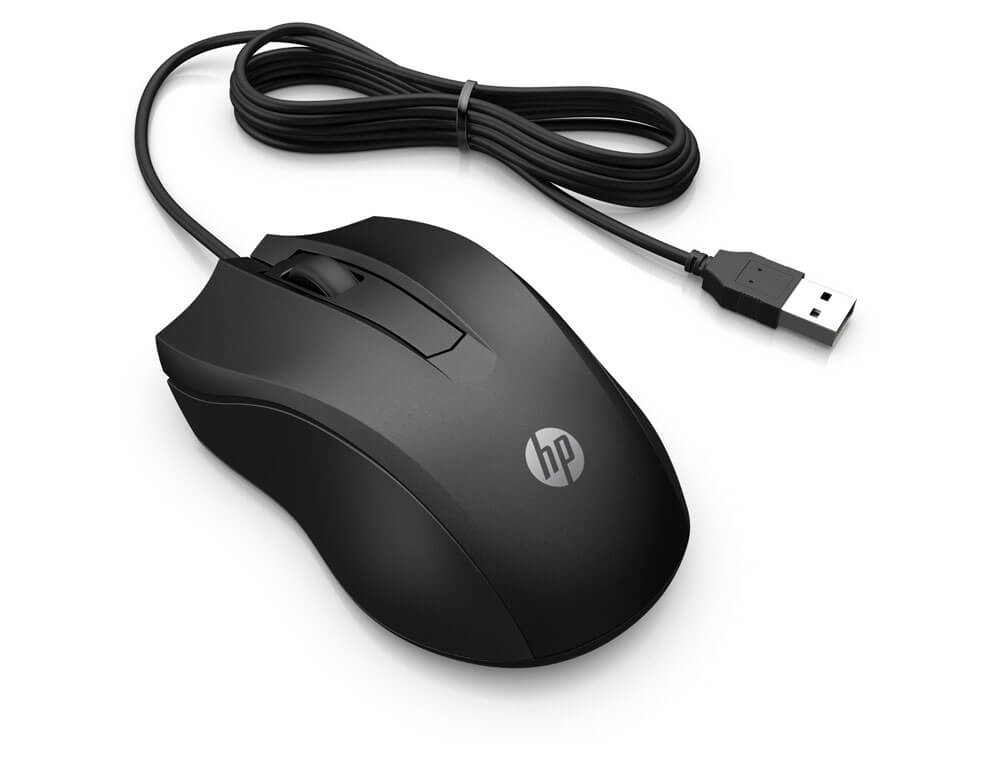 Ποντίκι HP 100 - 1600 Dpi (6VY96AA) - Black
