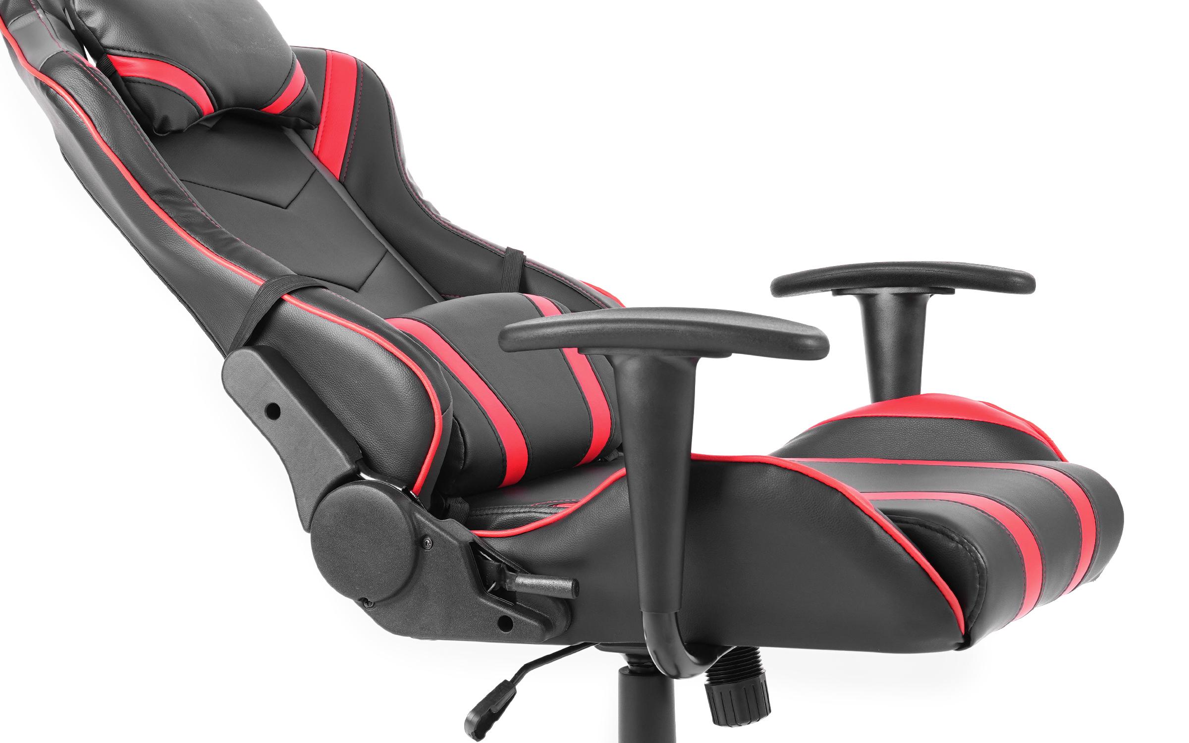 Καρέκλα gamer Yamamoto 4819 μαύρο + κόκκινο