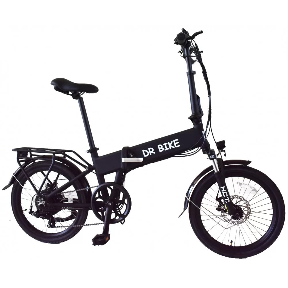 Σπαστό Ηλεκτρικό Ποδήλατο Αλουμινίου DR Bike 48V με SHIMANO ταχύτητες 20 ίντσες μαύρο