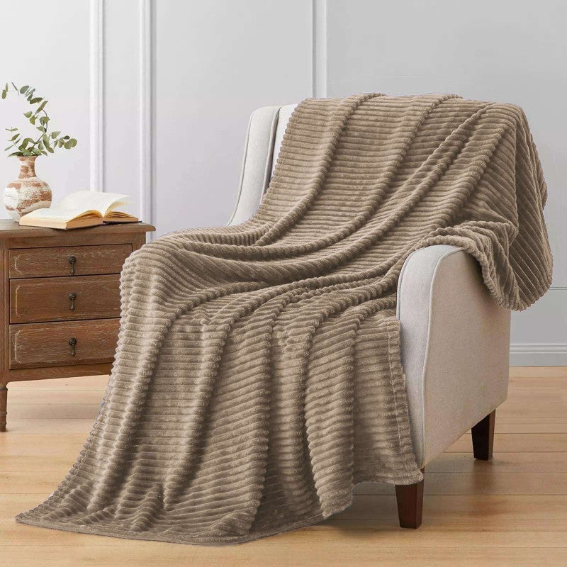 Υπέρδιπλη Κουβέρτα Fleece Ζic Zac 220X240 Καφέ SGX35