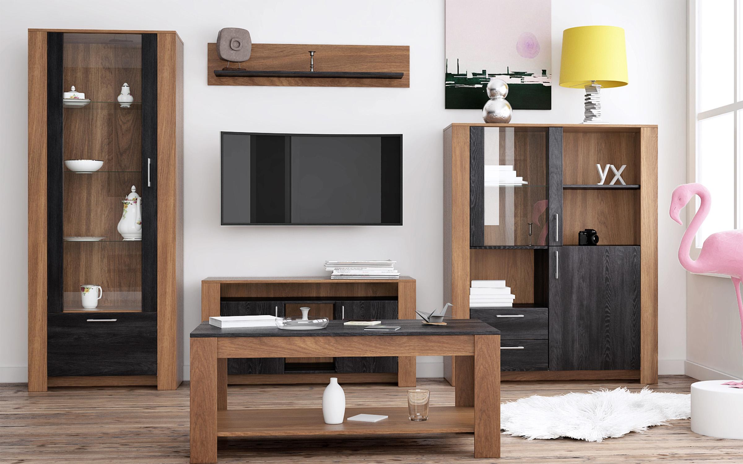Εταζέρα Ursula 3075 δρυς brandy castello + carbon wood