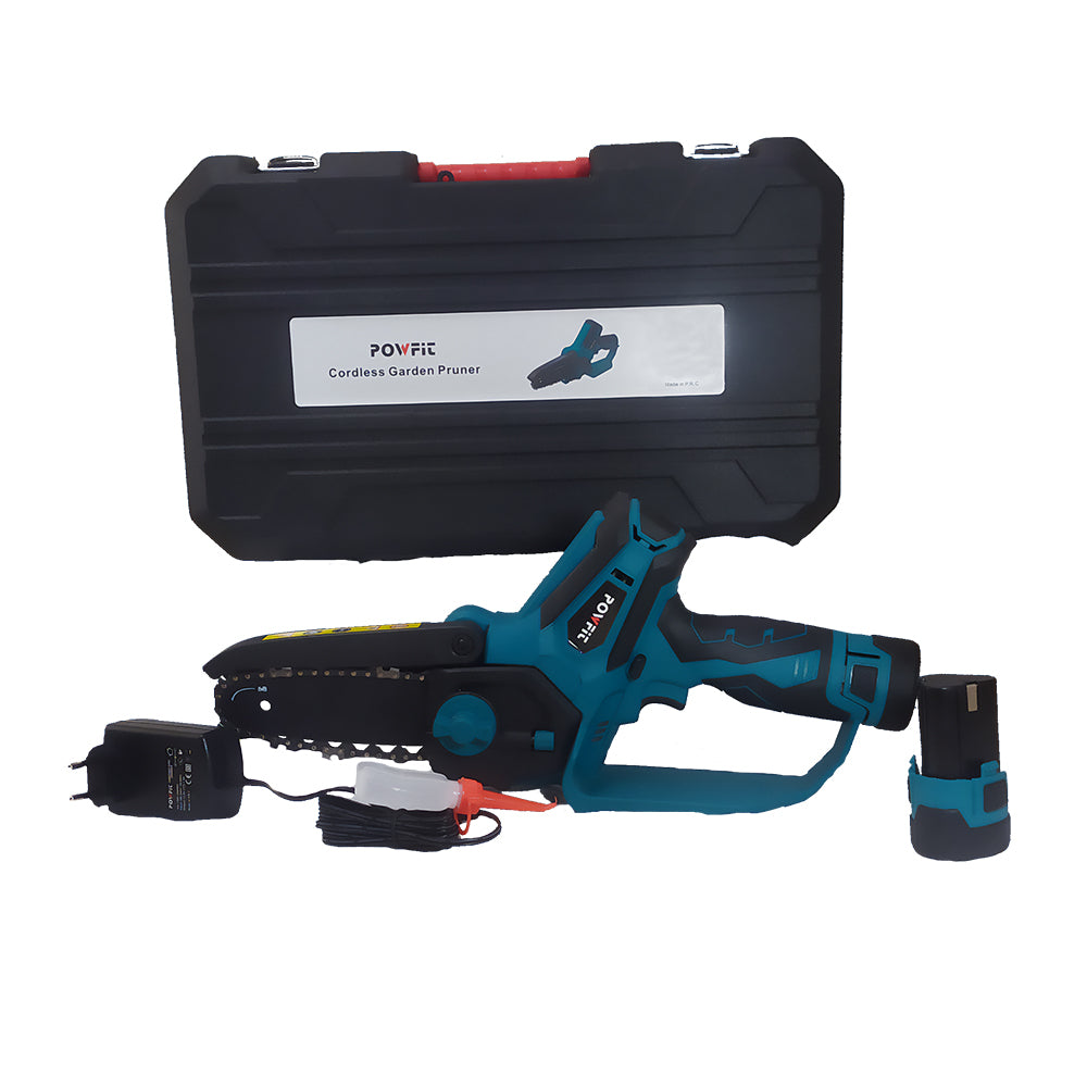 Κλαδευτικό Αλυσoπρίoνο Μπαταρίας POWFIT-03 12V + 2 Μπαταρίες 2.0Ah