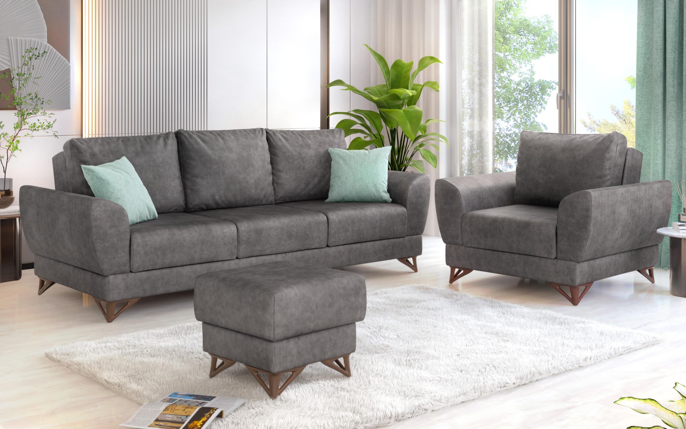 Σκαμπό Smith 2217 γκρι