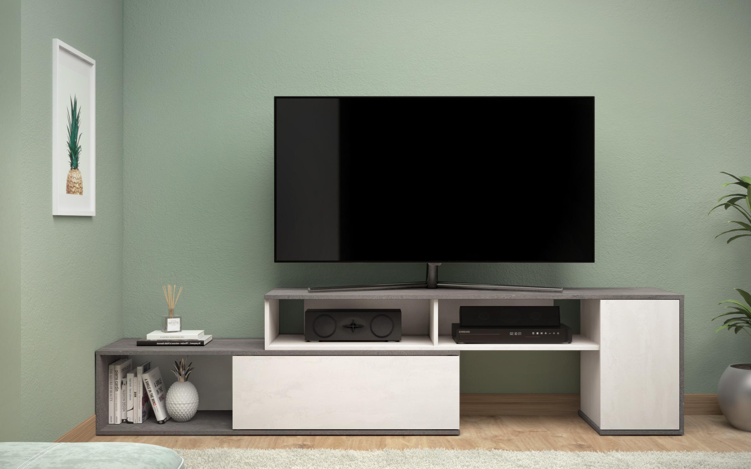 Έπιπλο TV Ben 6372 σίδηρος + μετάξι