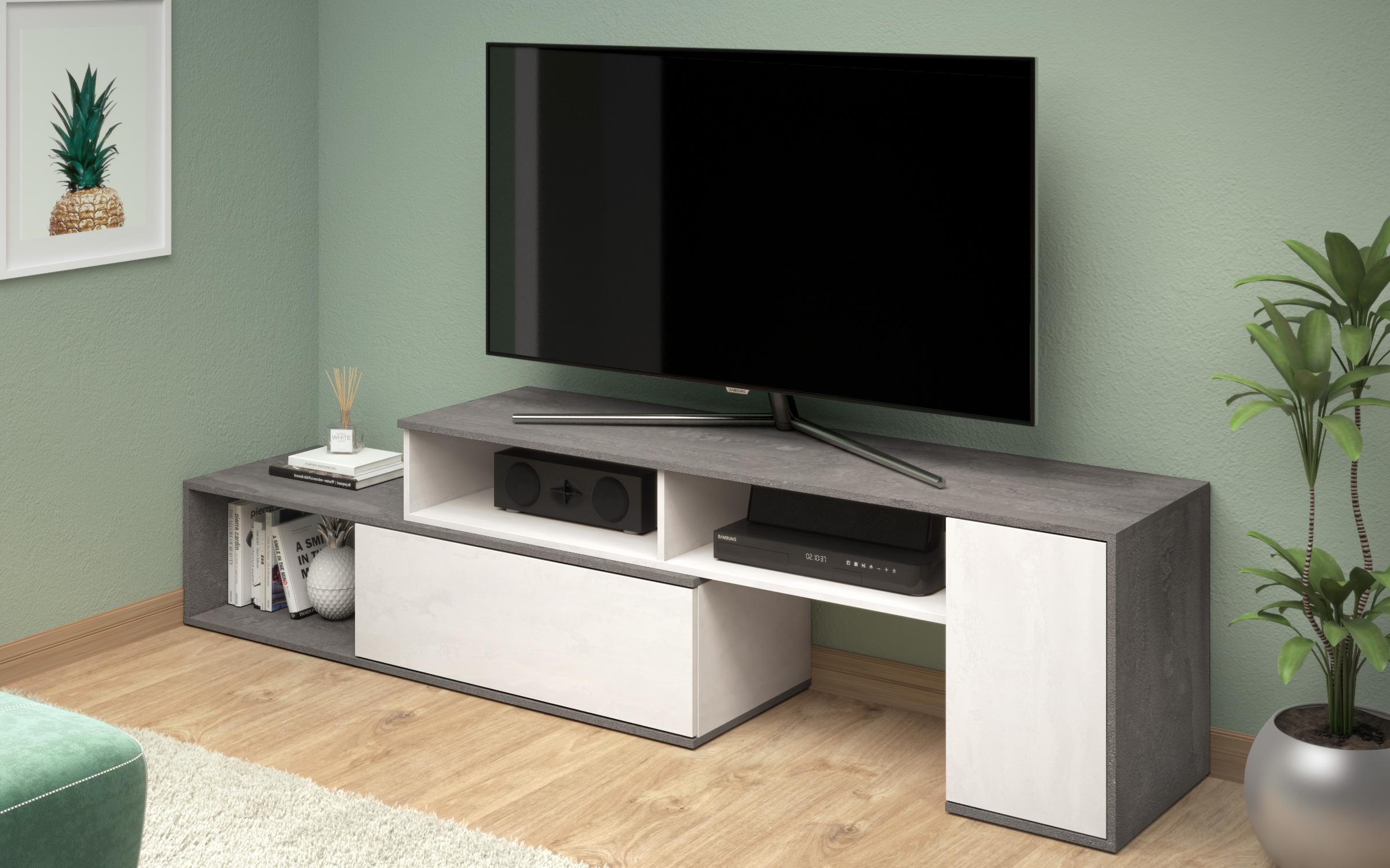 Έπιπλο TV Ben 6372 σίδηρος + μετάξι