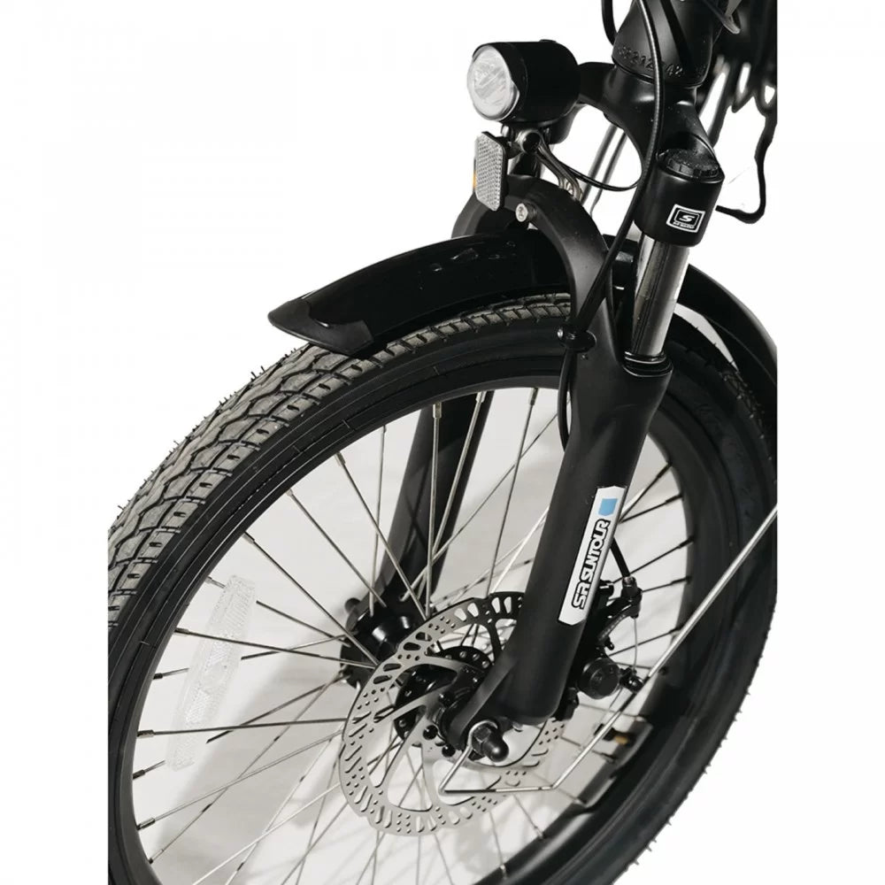 Σπαστό Ηλεκτρικό Ποδήλατο Αλουμινίου DR Bike 48V με SHIMANO ταχύτητες 20 ίντσες μαύρο