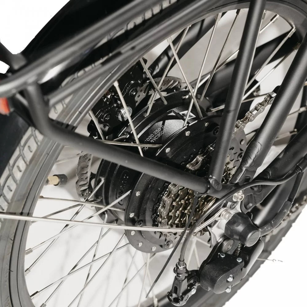 Σπαστό Ηλεκτρικό Ποδήλατο Αλουμινίου DR Bike 48V με SHIMANO ταχύτητες 20 ίντσες μαύρο
