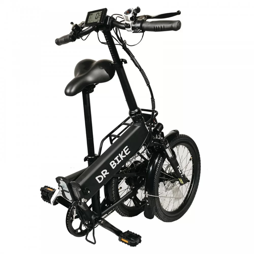 Σπαστό Ηλεκτρικό Ποδήλατο Αλουμινίου DR Bike 48V με SHIMANO ταχύτητες 20 ίντσες μαύρο