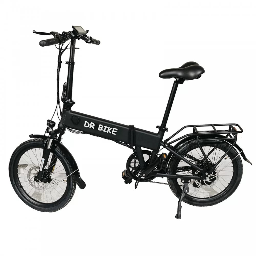 Σπαστό Ηλεκτρικό Ποδήλατο Αλουμινίου DR Bike 48V με SHIMANO ταχύτητες 20 ίντσες μαύρο