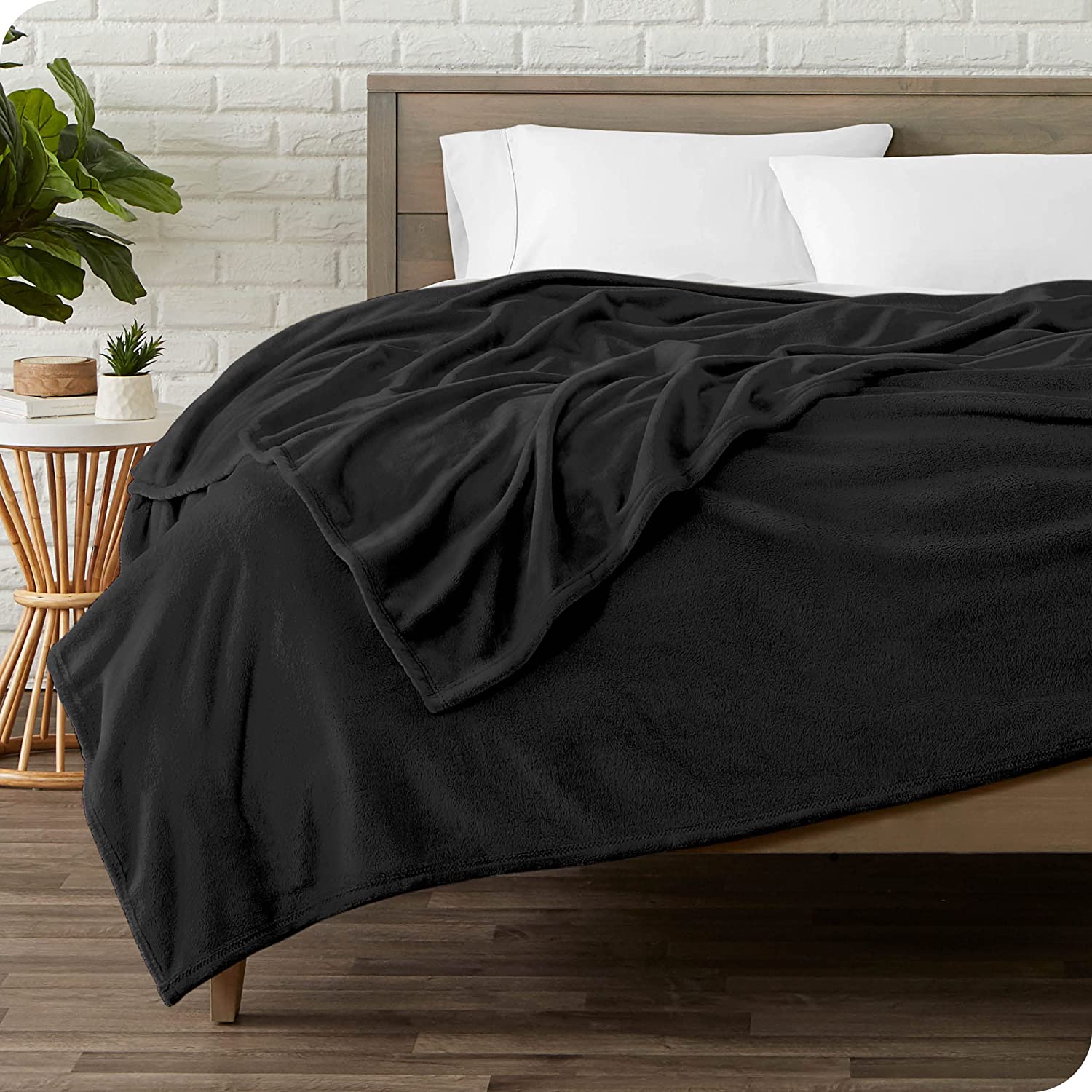 Κουβέρτα Fleece – Υπέρδιπλη 240x260cm – Μαύρη