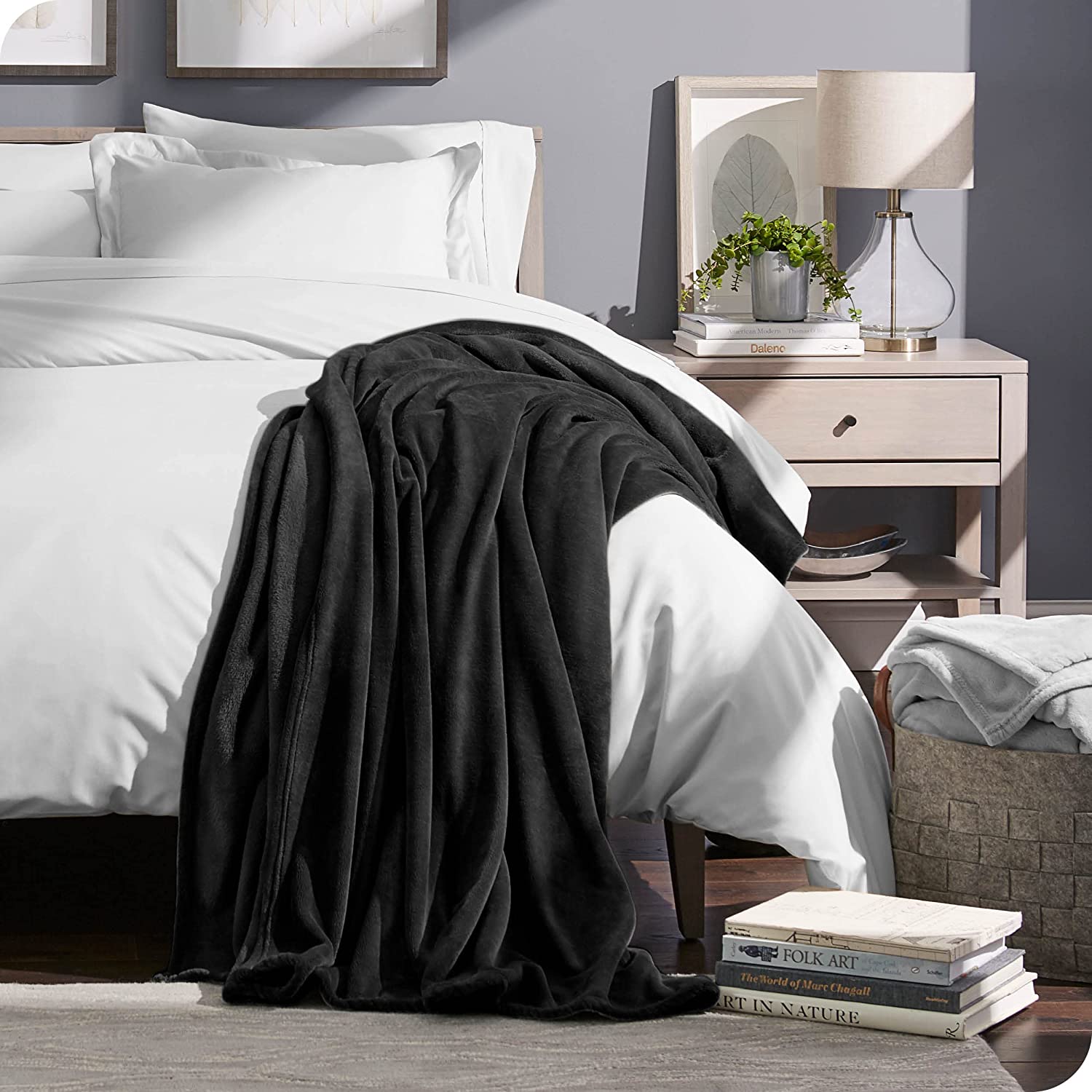 Κουβέρτα Fleece – Υπέρδιπλη 240x260cm – Μαύρη
