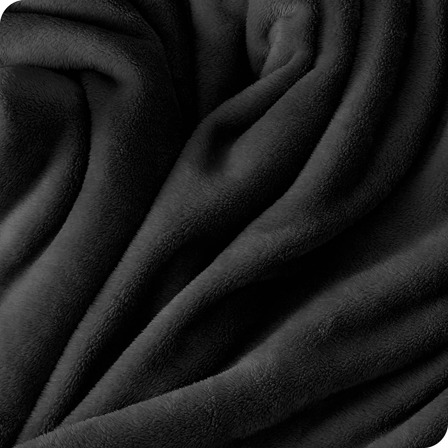 Κουβέρτα Fleece – Υπέρδιπλη 240x260cm – Μαύρη
