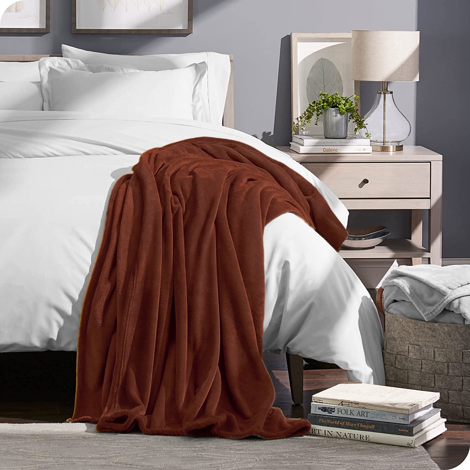 Κουβέρτα Fleece – Υπέρδιπλη 240x260cm – Καφέ