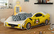 Παιδικό κρεβάτι Ferrari 90x180 κίτρινο