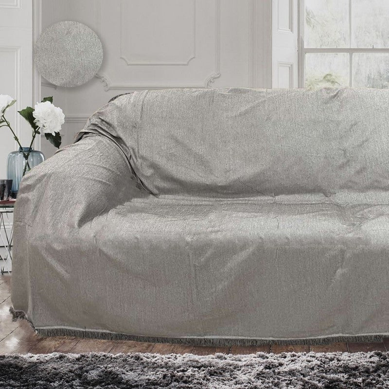 Σετ Ριχτάρια 3 τεμαχίων Chenille Γκρι SR008