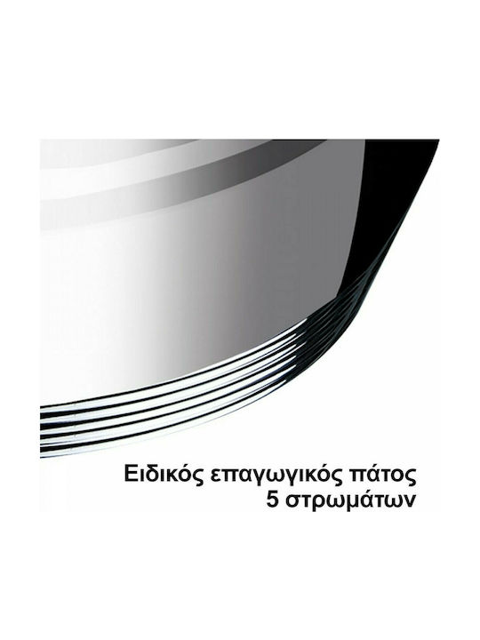 HomeVero Σετ Μαγειρικά Σκεύη από Ανοξείδωτο Ατσάλι Ασημί HV-1012 12τμχ