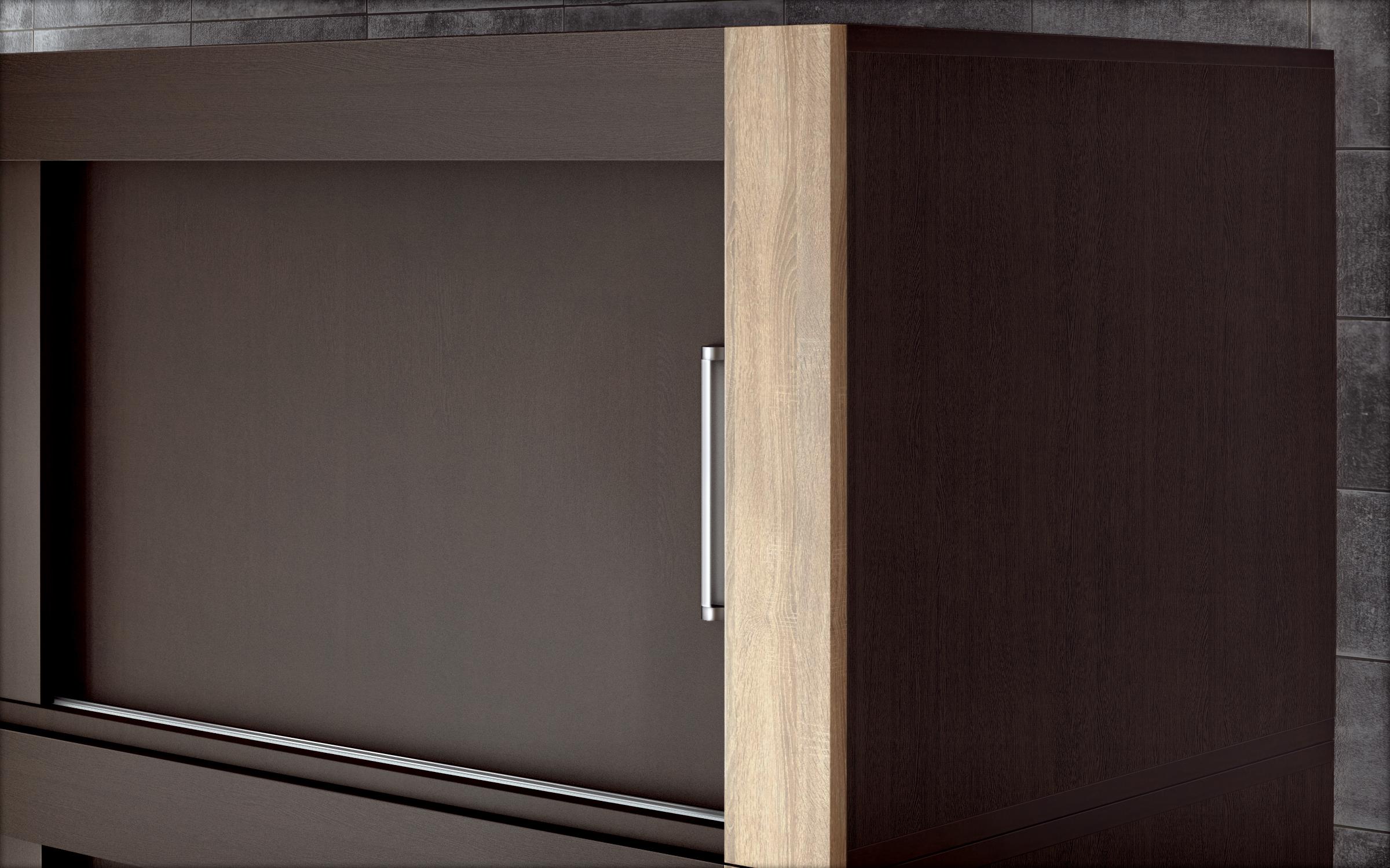 Πατάρι ντουλάπας Wanda 9258 wenge + δρυς sonoma