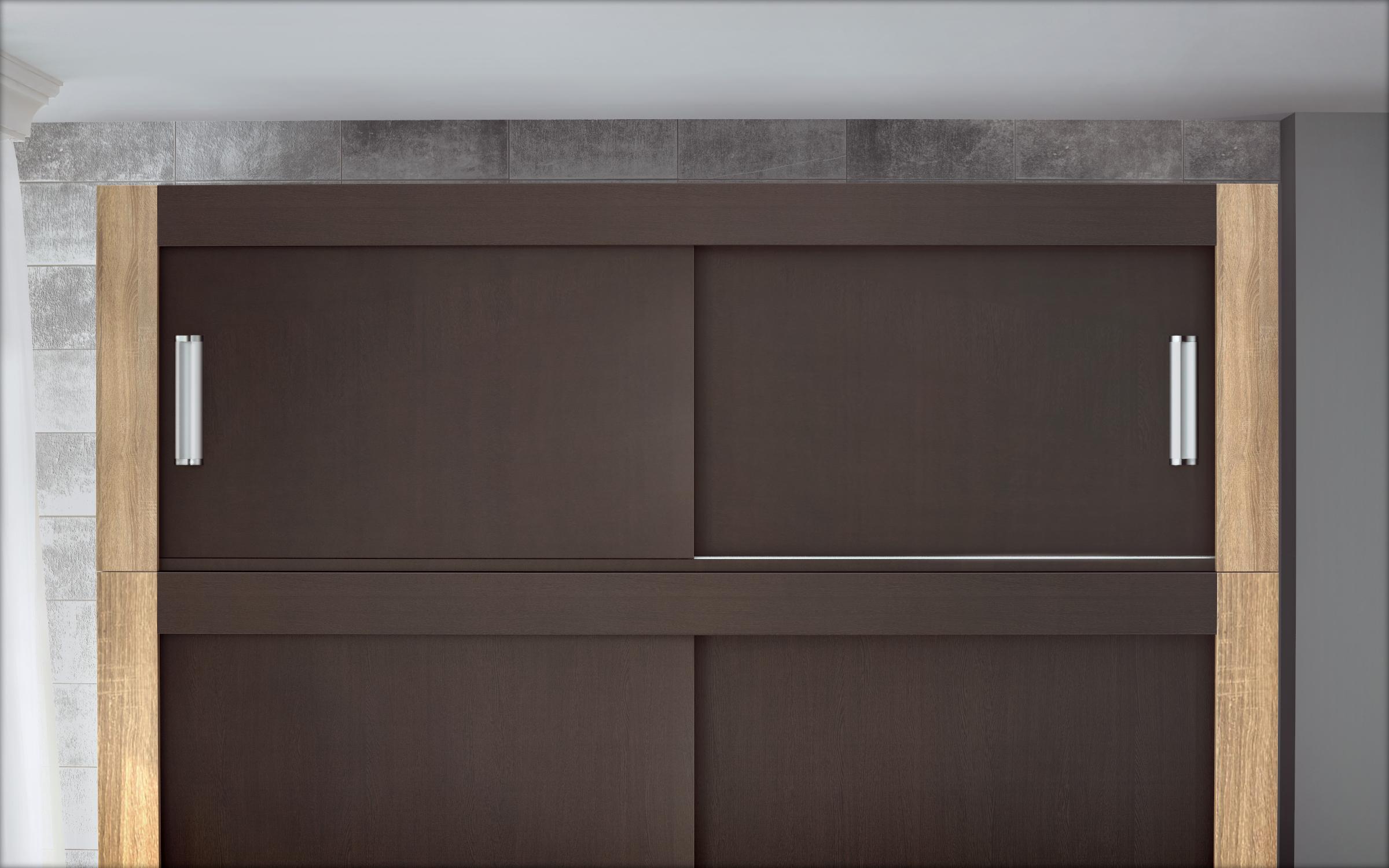 Πατάρι ντουλάπας Wanda 9258 wenge + δρυς sonoma