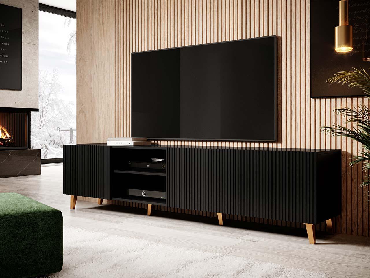 Έπιπλο TV Lizzie 8651 μαύρο