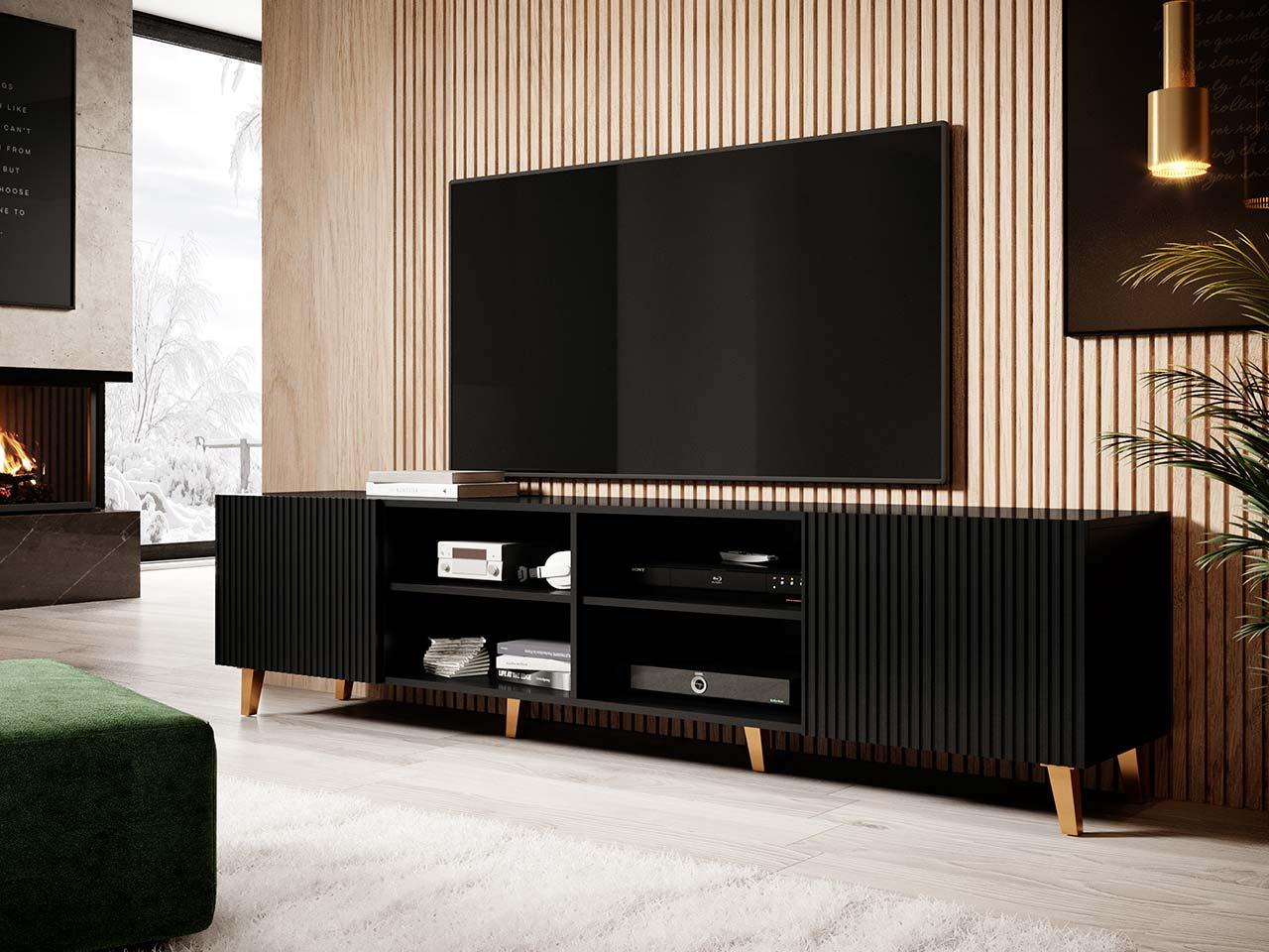Έπιπλο TV Lizzie 8651 μαύρο