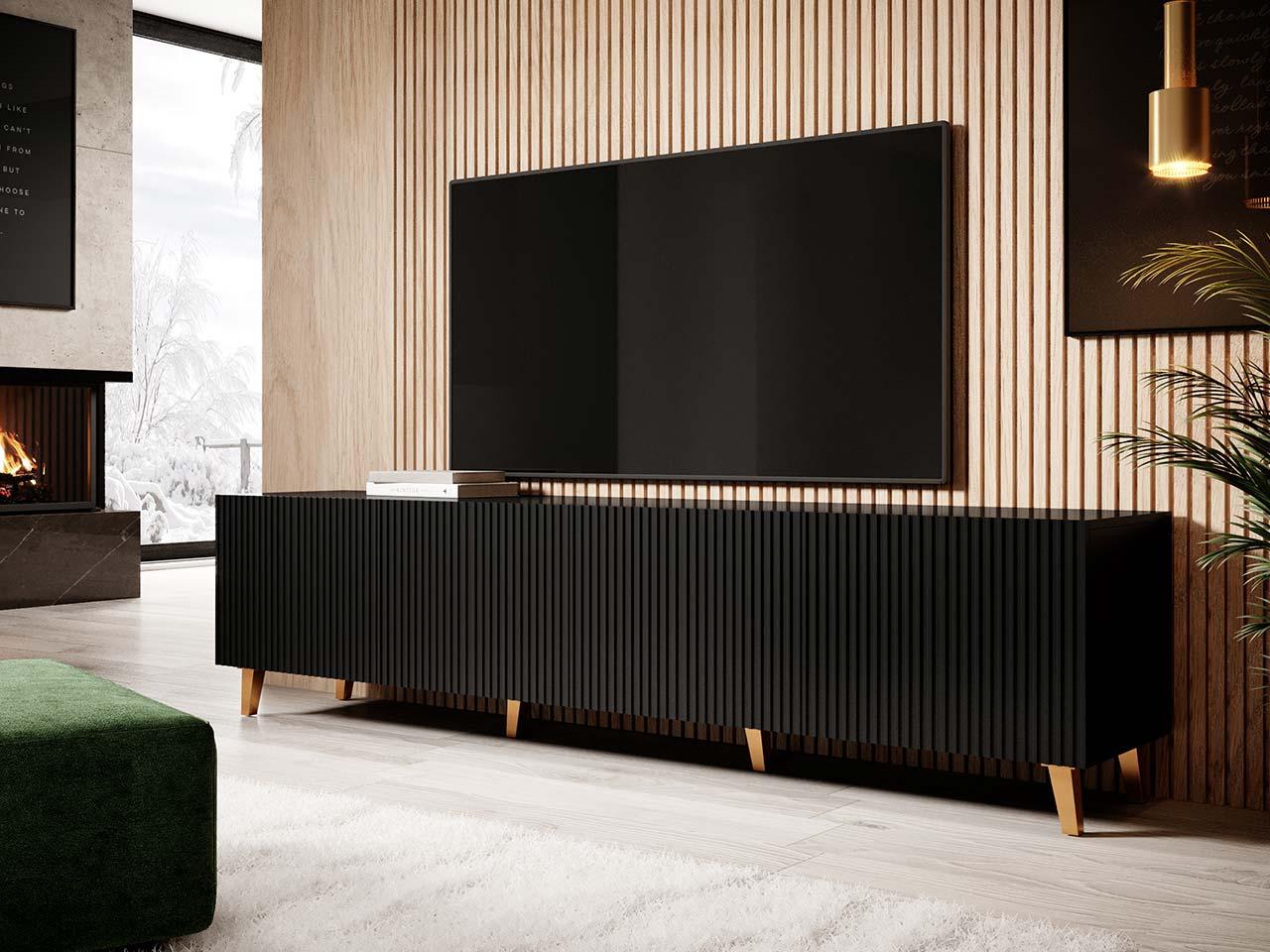 Έπιπλο TV Lizzie 8651 μαύρο