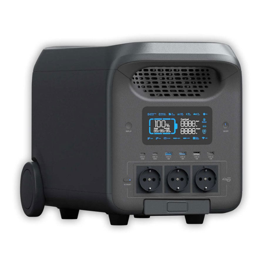 Φορητό Επαναφορτιζόμενο Power Station 3000W/2560Wh με WiFi 12709 V-TAC