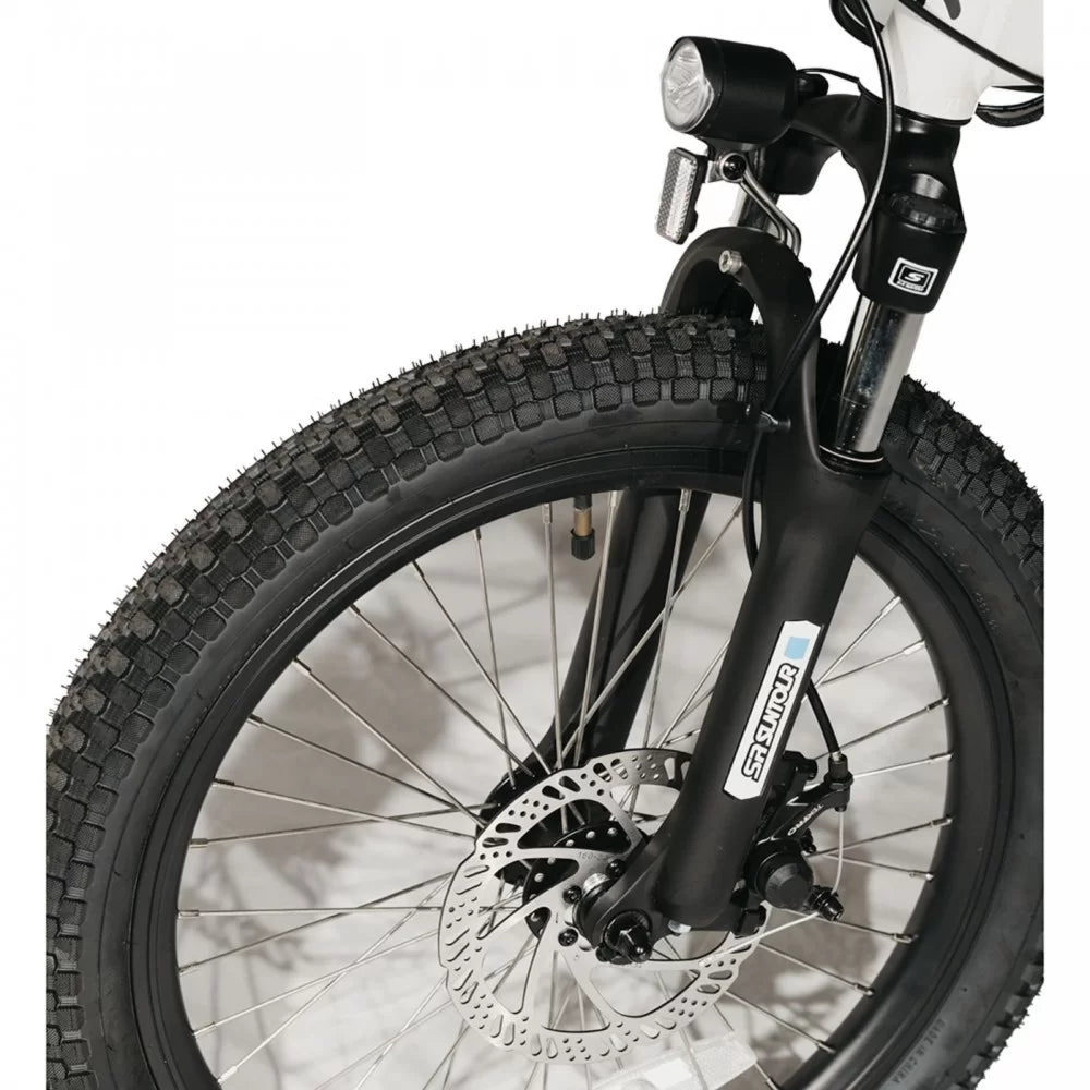 Σπαστό Ηλεκτρικό Ποδήλατο Αλουμινίου DR Bike 48V με SHIMANO ταχύτητες 20 ίντσες Μαύρο