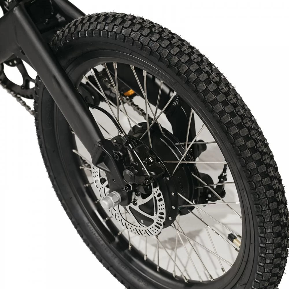 Σπαστό Ηλεκτρικό Ποδήλατο Αλουμινίου DR Bike 48V με SHIMANO ταχύτητες 20 ίντσες Μαύρο