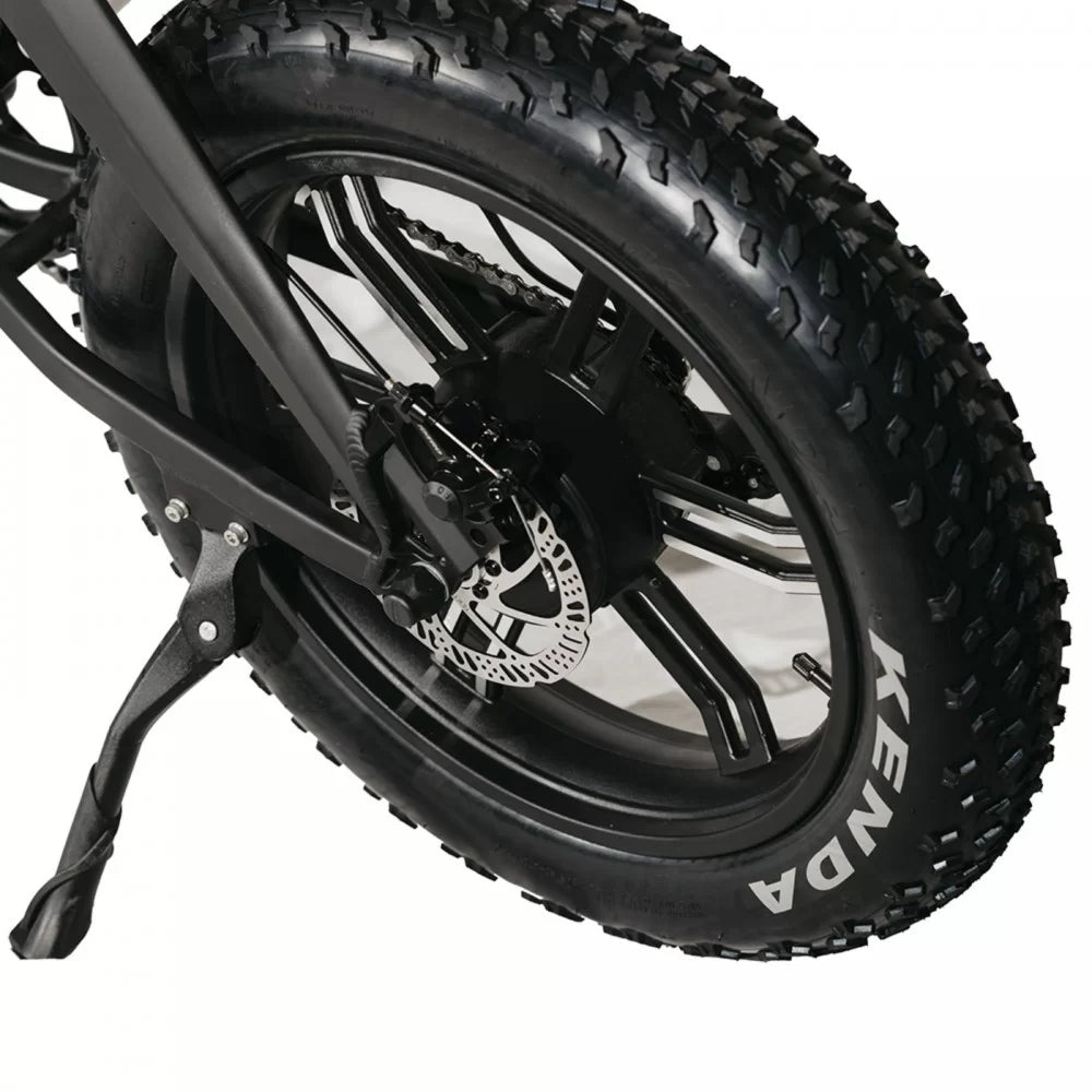 Σπαστό Ηλεκτρικό Ποδήλατο Αλουμινίου DR Bike 48V με SHIMANO ταχύτητες 20 ίντσες σε μαύρο χρώμα