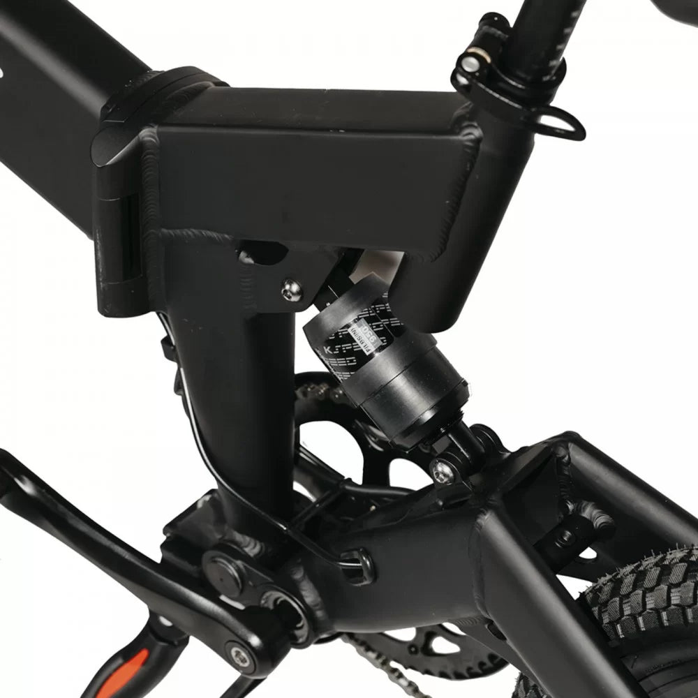 Σπαστό Ηλεκτρικό Ποδήλατο Αλουμινίου DR Bike 48V με SHIMANO ταχύτητες 20 ίντσες Μαύρο