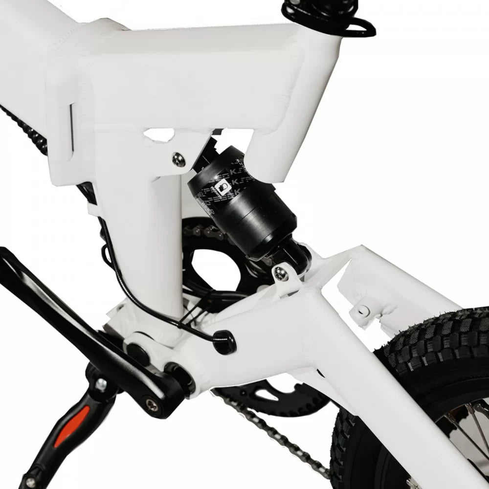 Σπαστό Ηλεκτρικό Ποδήλατο Αλουμινίου DR Bike 48V με SHIMANO ταχύτητες 20 ίντσες Άσπρο
