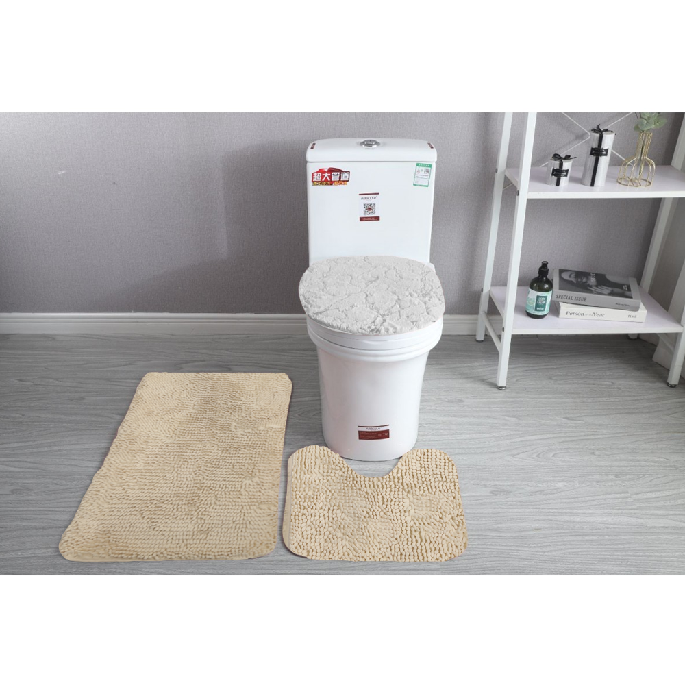Σετ Πατάκια Μπάνιου CLASSIC 100% Βαμβάκι 2τμχ 50×80 & 50×40 – ΜΠΕΖ