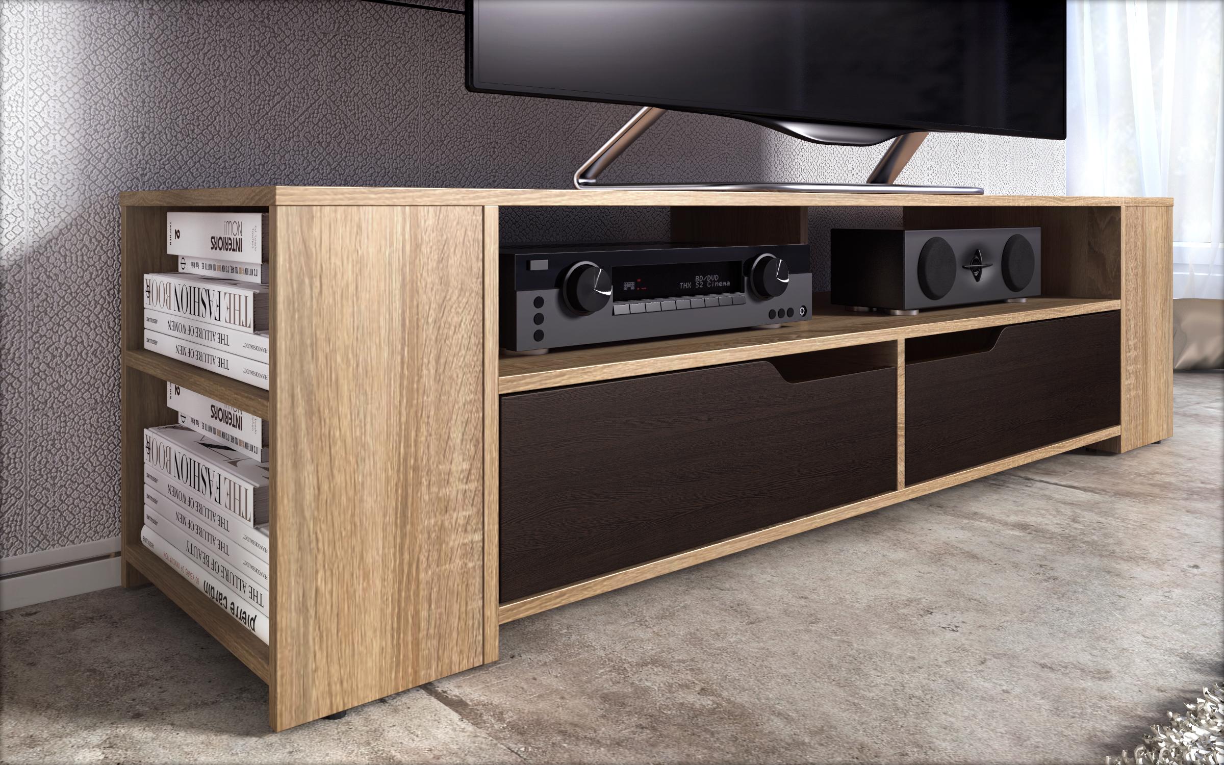 Έπιπλο TV Pepelu 5678 δρυς sonoma + wenge