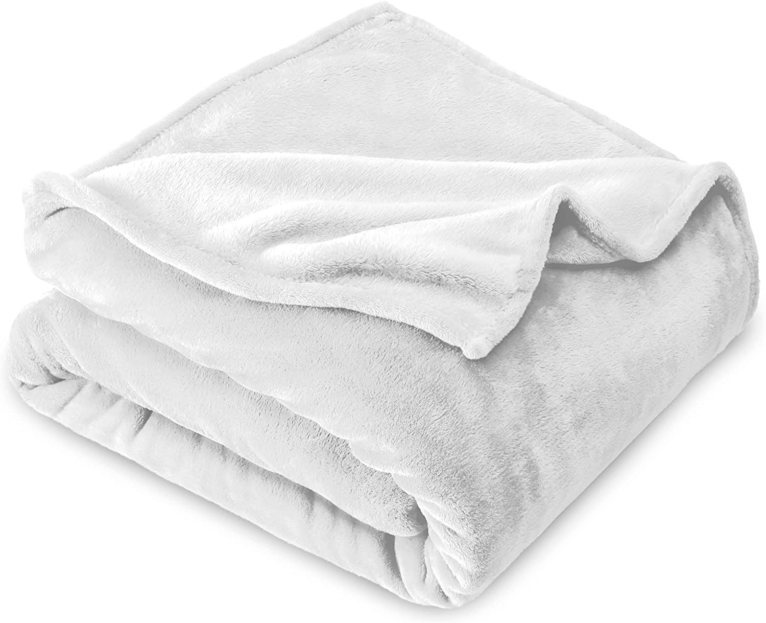 Κουβέρτα Fleece – Υπέρδιπλη 240x260cm – Λευκή