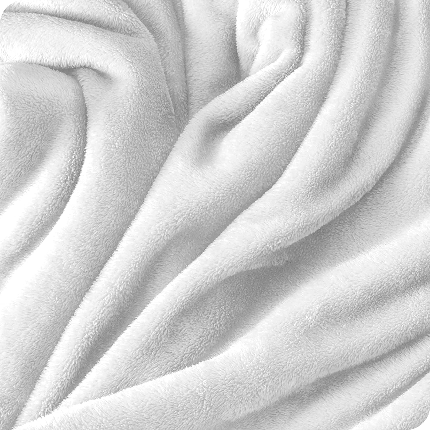 Κουβέρτα Fleece – Υπέρδιπλη 240x260cm – Λευκή