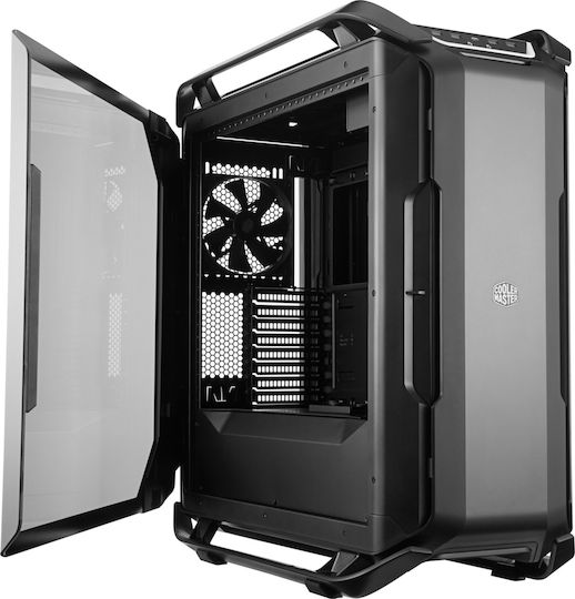 CoolerMaster Cosmos C700P Gaming Full Tower Κουτί Υπολογιστή με Πλαϊνό Παράθυρο και RGB Φωτισμό Μαύρο