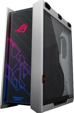 Asus ROG Strix Helios Gaming Midi Tower Κουτί Υπολογιστή με Πλαϊνό Παράθυρο και RGB Φωτισμό White Edition
