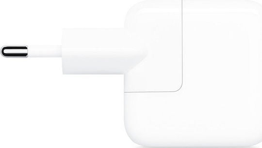 Apple Φορτιστής Χωρίς Καλώδιο με Θύρα USB-A 12W Λευκός (USB Power Adapter 2020)